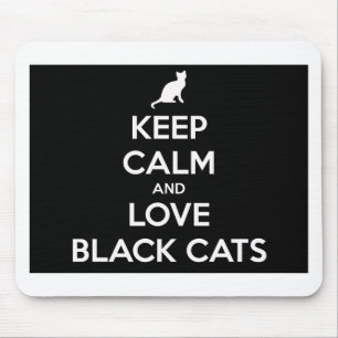Love Black Cats Muismat