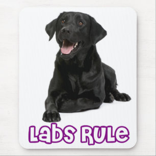 Love Black Labrador Retriever Puppy Dog Mousepad Muismat