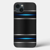 Love Black Silver Diamond Cell Phone Case (Achterkant)