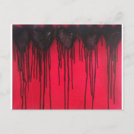 Love Bleeds Black Briefkaart