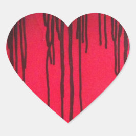 Love Bleeds Black Hart Sticker