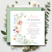 Love-Bloom Bridal Shower Invitation Kaart