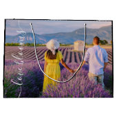 Love Blooms Foto Cadeautas (Achterkant)