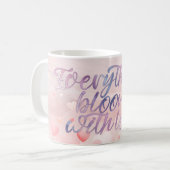 Love Blooms Pastel Heart Mug (Devant gauche)