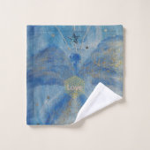 Love Blue Angel Bad Handdoek (Wasdoekje)