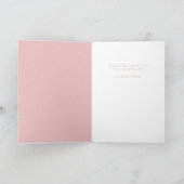 Love bold moderne carte pliée photo de la Saint Va (Intérieur)