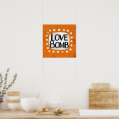 Love Bomb Poster Wall Art (Cuisine)