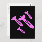 Love Bombs Briefkaart (Voorkant / Achterkant)