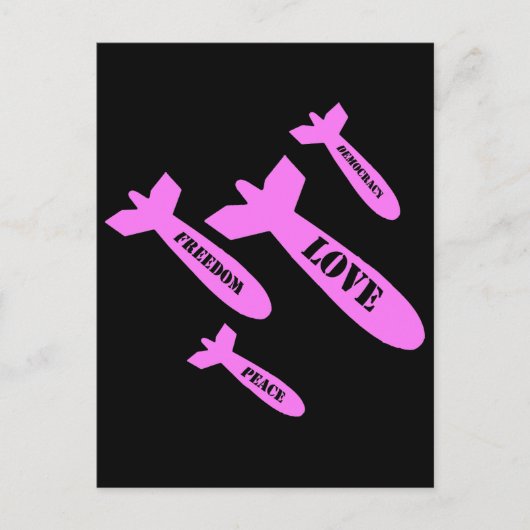 Love Bombs Briefkaart (Voorkant)