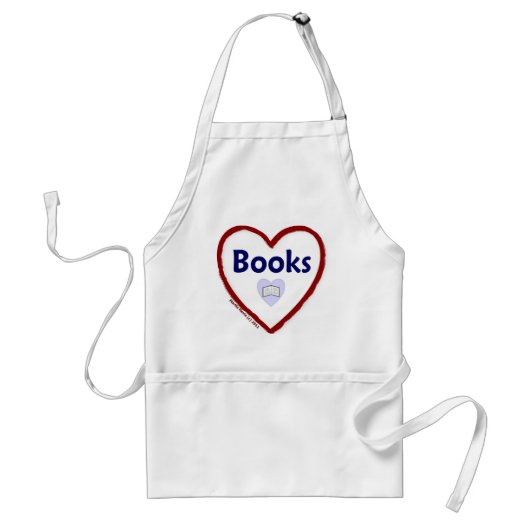 Love Books Standaard Schort (Voorkant)