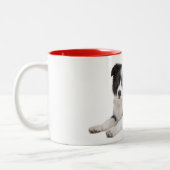 Love Border Collie Puppy Dog Coffee Mug (Gauche)