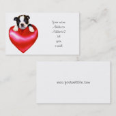 Love Boston Terrier Visitekaartjes (Voorkant / Achterkant)