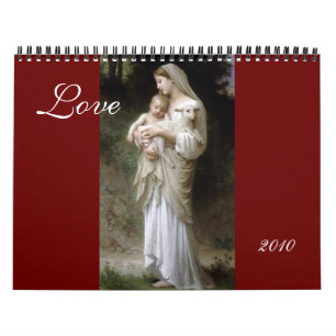 Love, Bouguereau 2010 Calendar Kalender