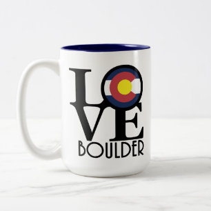 LOVE Boulder 15oz Tweekleurige Koffiemok