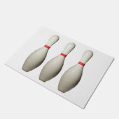 Love Bowling Pins Deurmat (Schuin)