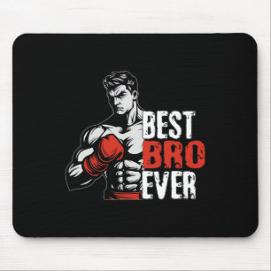 Love Boxing Bro Shirt Boxing Lovers voor Boxer Bro Muismat