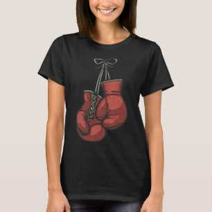 Love Boxing Handschoenen Retro Rode Boxer Gift MM T-shirt