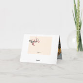 Love Branch Dank u fotokaart Bedankkaart (Achterkant)