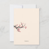 Love Branch Save the Date Aankondiging (Achterkant)