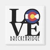 LOVE Breckenridge CO Magnet Magneet (Voorkant)