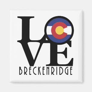 LOVE Breckenridge CO Magnet Magneet
