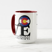 LOVE Breckenridge Colorado Mok (Voorkant links)
