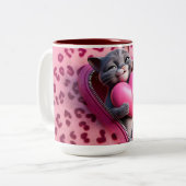 Love Brew : Mug de café personnalisé de la Saint-V (Devant gauche)