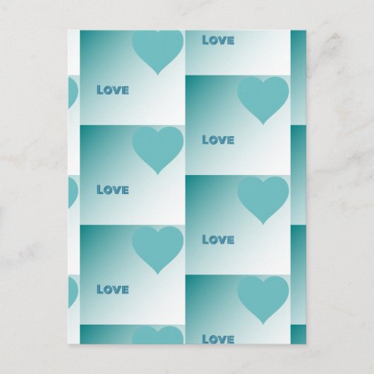 Love. Briefkaart (Voorkant)