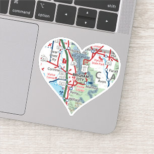 Love Brigham City Sticker