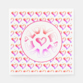 Love Bright Hearts Servet (Voorkant)