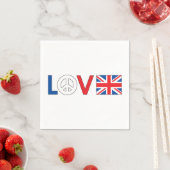 Love Britain Papieren servetten (Insitu)