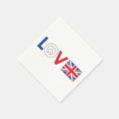 Love Britain Papieren servetten (Hoek)