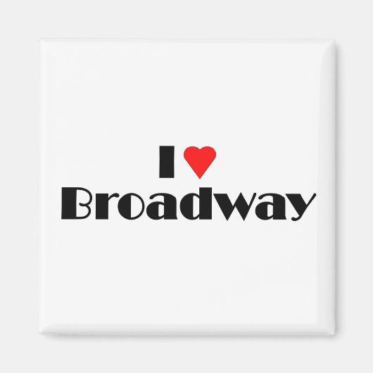Love Broadway Magneet (Voorkant)
