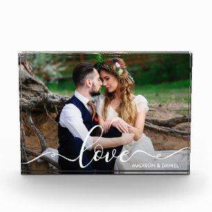 Love bruid bruidegom bruiloft fotoblok