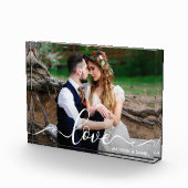 Love bruid bruidegom bruiloft fotoblok (Rechts)