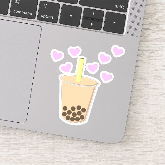 Love Bubble Tea Sticker (Detail)