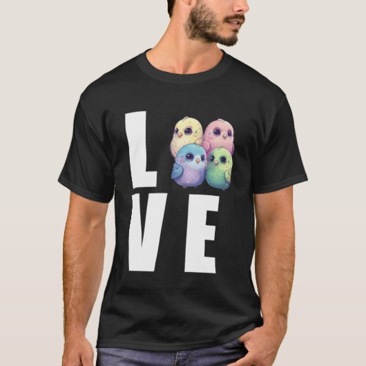 Love Budgie Mom Budgerigar Parakeet Bird Pullover (Devant)