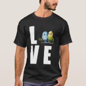 Love Budgie Mom Budgerigar Parakeet Bird Pullover (Devant)