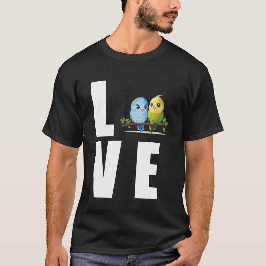 Love Budgie Mom Budgerigar Parakeet Bird Pullover (Devant)