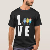 Love Budgie Mom Budgerigar Parakeet Bird Pullover (Devant)