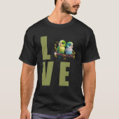 Love Budgie Mom Budgerigar Parakeet Bird Pullover (Devant)