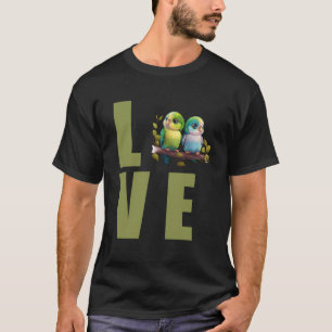 Love Budgie Mom Budgerigar Parakeet Bird Pullover