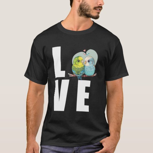 Love Budgie Mom Budgerigar Parakeet Bird Pullover (Devant)
