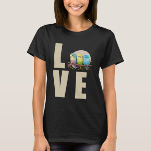 Love Budgie Mom Budgerigar Parakeet Bird Pullover