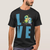 Love Budgie Mom Budgerigar Parakeet Bird Pullover (Devant)