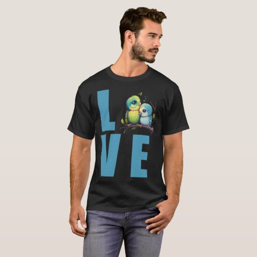 Love Budgie Mom Budgerigar Parakeet Bird Pullover (Devant entier)