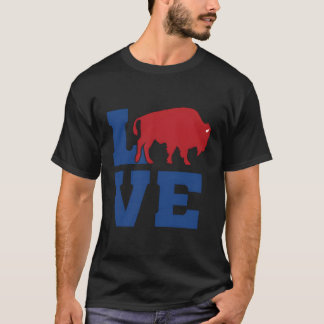 Love Buffalo Ny Football Sports Gift T-shirt