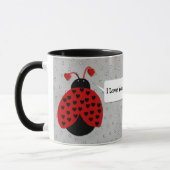 Love Bug Coffee Mok (Links)