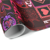 Love Bug & Cute Hearts Cadeaupapier (Rol Hoek)