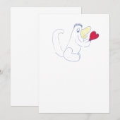 Love Bug Invitation Card (Devant / Derrière)